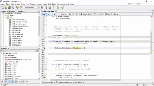 Interface Gráfica Java no Netbeans - Aula #14 - Criando um JTable - Inserindo Dados смотреть онлайн