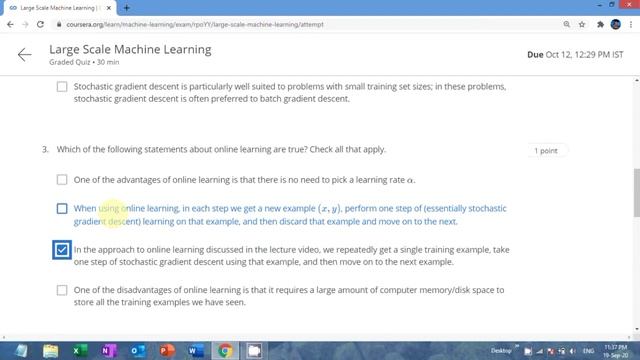 Coursera: Machine Learning (Week 10) Quiz - Large Scale Machine Learning Answers | Andrew NG смотреть онлайн