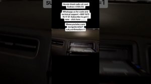 Unlock code - Honda Vezel GATHERS Vxm-215 Stereo