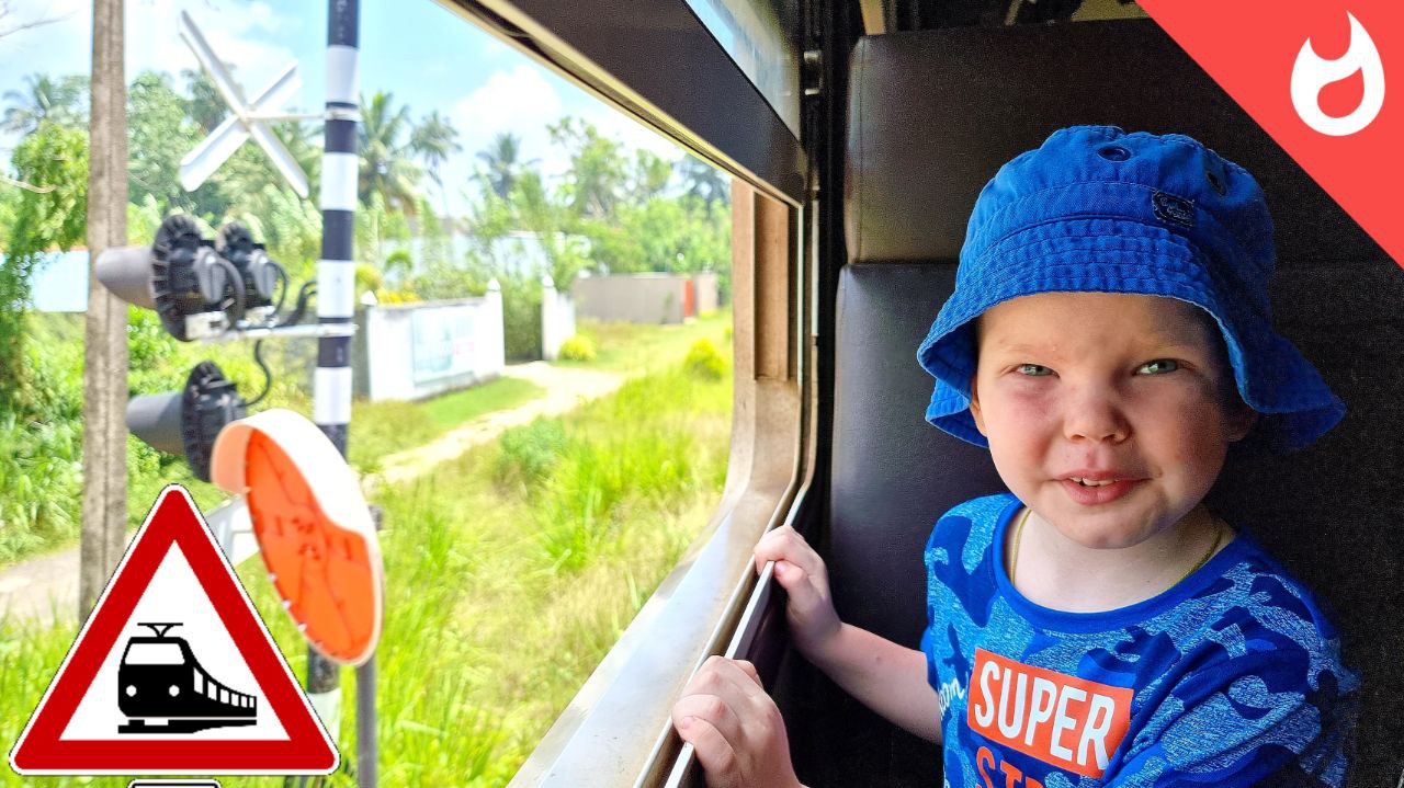 Приключение на поезде_ крэйзи басы и тук-туки / Поезда шри-ланки смотреть онлайн