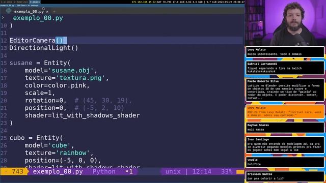 Criando jogos 3D com Ursina | Live de Python #236 смотреть онлайн