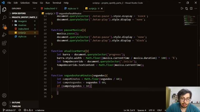 Projetos Javascript #02 - PARTE 2 Criando um player de música смотреть онлайн