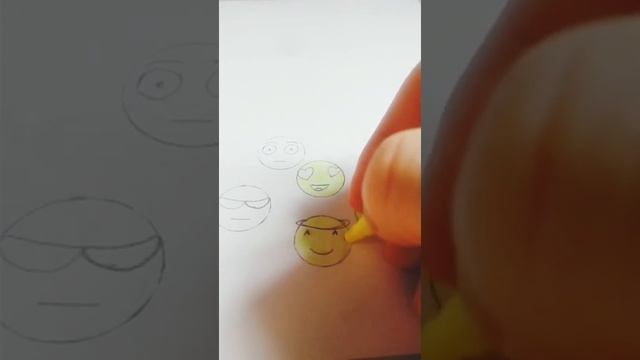 #3 Смайлики ,русунок,скетч— Emoticons, little mermaid, sketch. смотреть онлайн
