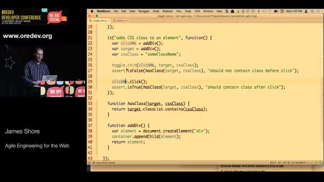 Øredev 2015 - James Shore - Agile Engineering for Web смотреть онлайн