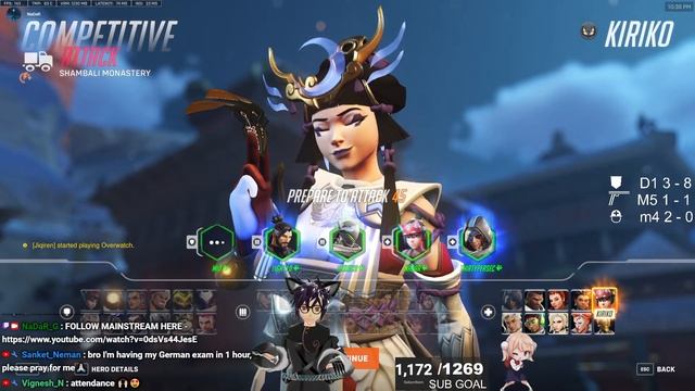 【 OVERWATCH 2 Rank 】"THROWING GAMES BEFORE NEXT SEASON TO START A NEW" |INDIA|️ VTUBER. смотреть онлайн