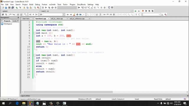 Lecture 08 Function смотреть онлайн