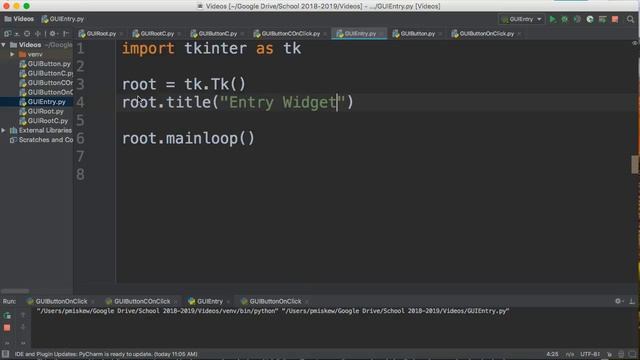 PYTHON 3 TKINTER - GUI ENTRY смотреть онлайн