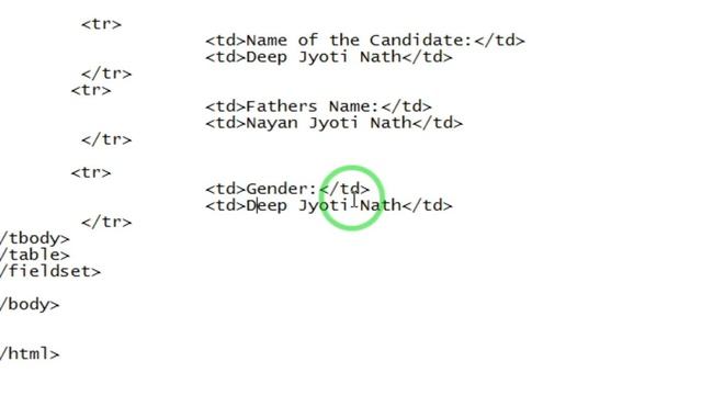 Fieldset Tag, Table cellspacing, Legend Tag in HTML -Lesson18 смотреть онлайн