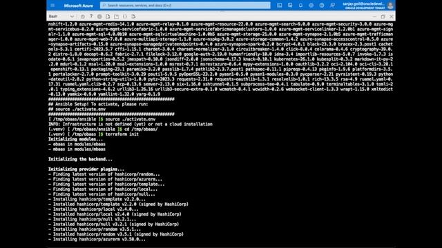 Oracle Backend for Spring Boot multi-cloud install on Azure смотреть онлайн