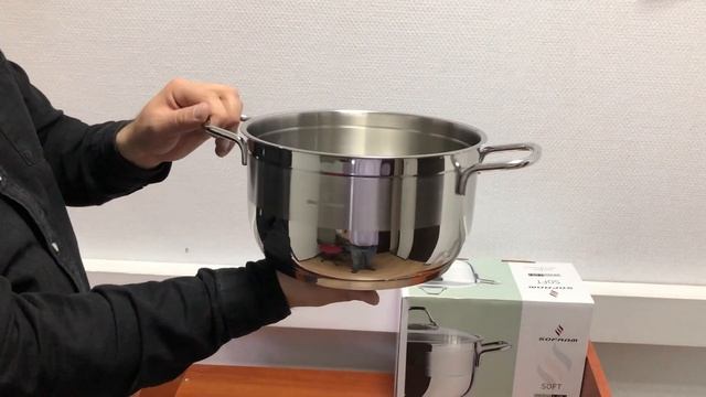 Обзор Кастрюля с крышкой Sofram серии SOFT Ø22 см 4,4 л смотреть онлайн