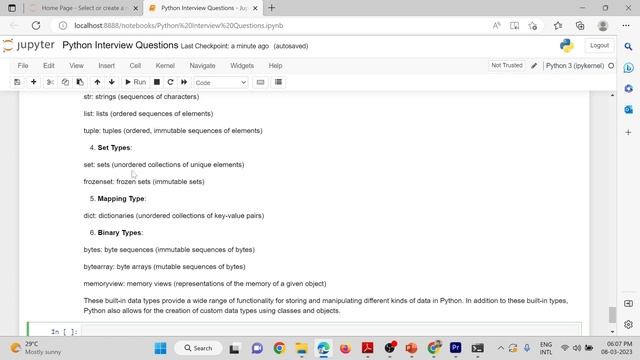 What are the Different Built in Data Types Available in Python смотреть онлайн