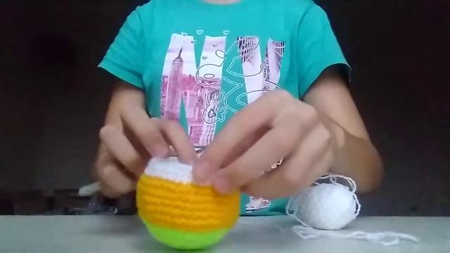 2 часть Вяжем новогодний шарик!!! смотреть онлайн