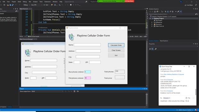 visual Basic programming, code with function val and string.empty смотреть онлайн