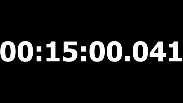 30 Minute Count-up Timer/Stopwatch