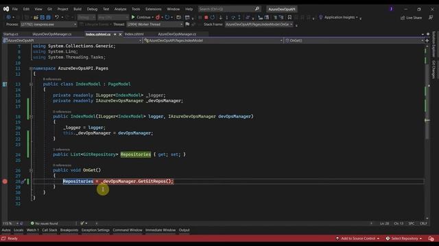 AzureDevOps RESTAPIs Part-1 | .Net Core Project | Use APIs to fetch Repository and Pipeline data смотреть онлайн