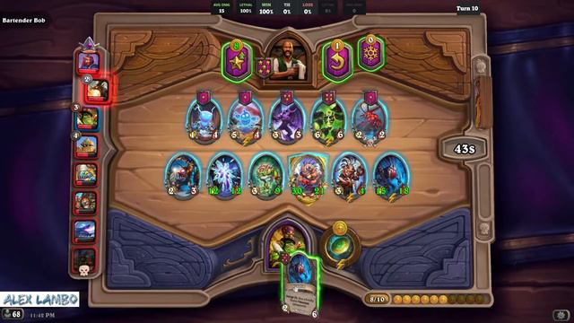 GALLYWIX + GOLDEN BRANN = TOO MUCH GOLD - Hearthstone Battlegrounds | Alex Lambo смотреть онлайн