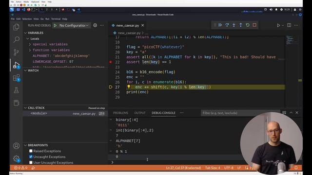 PicoCTF Walkthru [96] - New Caesar смотреть онлайн