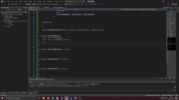MAKE A PROPER MENU WITH IMGUI