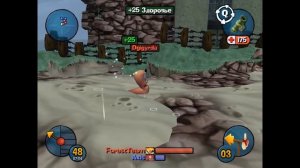 Прохождение Worms 3D №1- Первая стычка