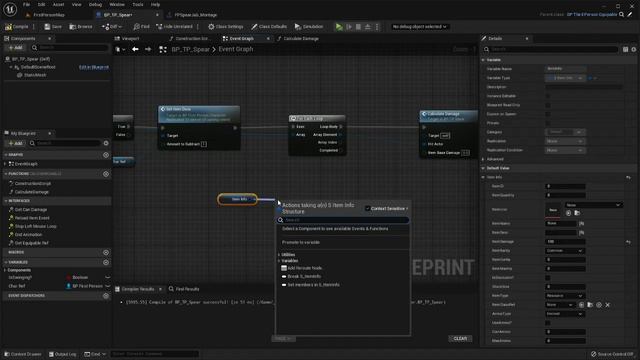 142 - Настройка предмета "Копье", часть 2 смотреть онлайн