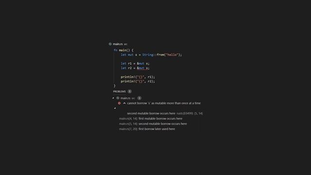 10. Ссылочные переменные - Rust язык программирования ? смотреть онлайн