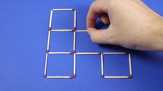 Головоломки со спичками 107. Передвиньте 2 спички, чтобы получить 4 равных квадрата смотреть онлайн