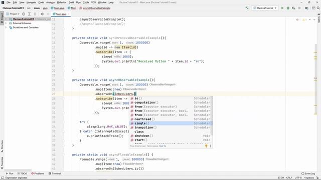 RxJava 3 tutorial for beginners - Part 6 - Flowable смотреть онлайн