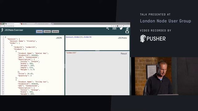 JSONata A Declarative Syntax for Querying Your JSON Data - Andrew Coleman смотреть онлайн