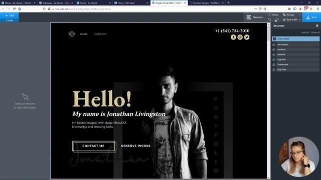 Обзор плагина Oxygen builder. Первое впечатление. смотреть онлайн