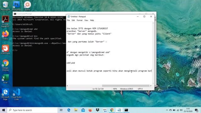 Pengoperasian Server and Client pada MongoDB смотреть онлайн