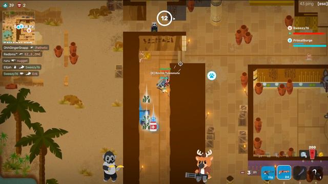 A Gorilla and A Reindeer Are Gods In Super Animal Royale смотреть онлайн