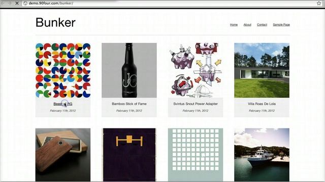 Bunker: An Awesome Free Responsive Portfolio WordPress Theme смотреть онлайн