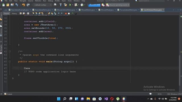 Java Programming | CaretListener java | Java Caret Listener | Java Swing Tutorial | Java GUI смотреть онлайн