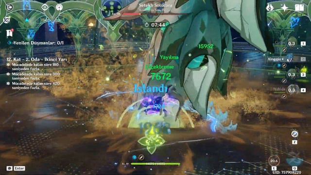 C1 Dehya Chevreuse Overload | C6 Collei Hyperbloom | Spiral Abyss 4.4 Floor 12 | Genshin Impact смотреть онлайн