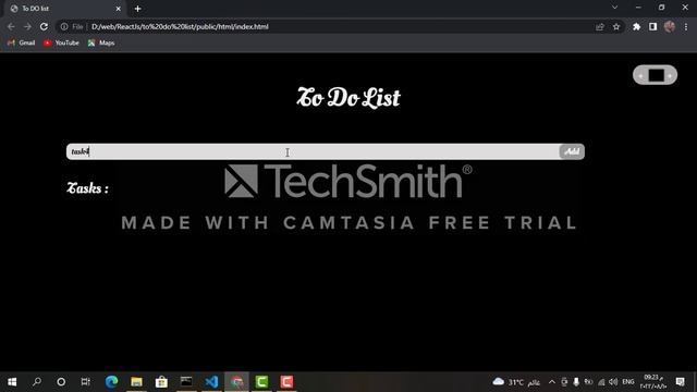 To Do List React Js смотреть онлайн