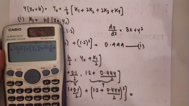 HOW TO SOLVE PROBLEMS ON RUNGE KUTTA METHOD OF FOURTH ORDER смотреть онлайн