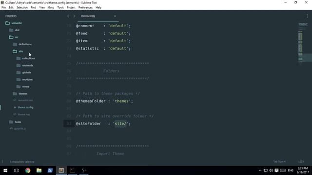 Directory Structure - Semantic UI Theming - Part 3 смотреть онлайн