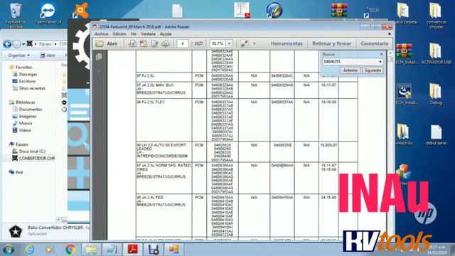 CONVERSOR DE COMPUTADORAS CHRYSLER COMPATIBILIDAD pt. 1 смотреть онлайн