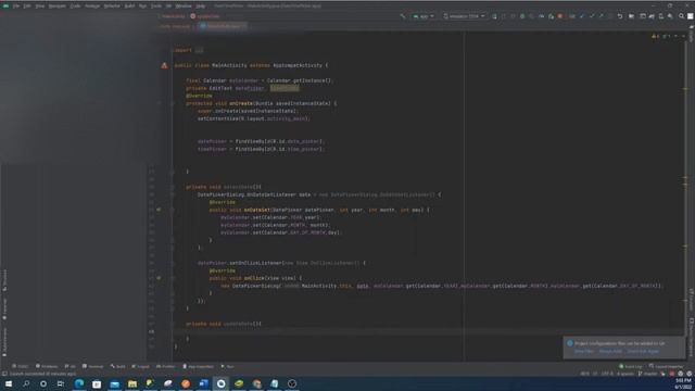 How to Create a Date And Time Picker From EditText in Android Studio + Source Code смотреть онлайн