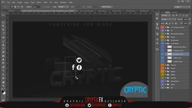 How to make a CSGO and GTA V youtube banner (SpeedArt) смотреть онлайн