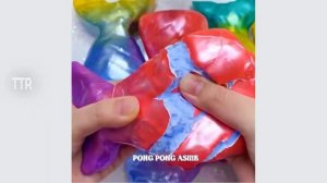 Удовлетворяющая слизь ASMR | Расслабляющее видео слизи #16 - хрустящие слаймы