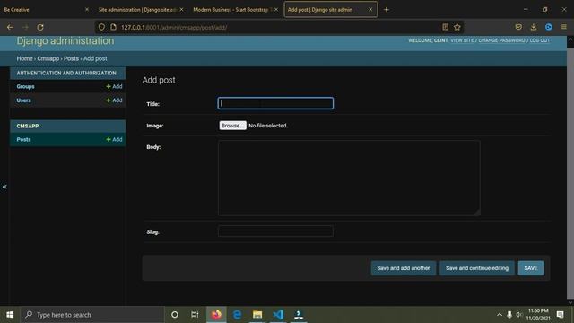 Models, views and urls in Django | Blog CMS (Content Management System) with Django - part1 смотреть онлайн