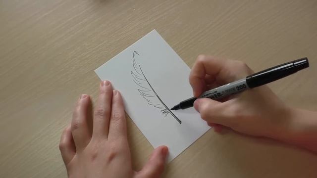 Как нарисовать перо? смотреть онлайн