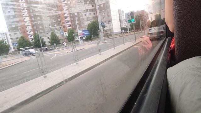 Минск. Поездка на автобусе МАЗ-105,гос.АК 3776-7,марш.113с(16.06.2023) смотреть онлайн
