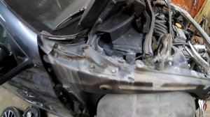 ВАЗ. Гранта, замена рамки радиатора, крыла,капота.