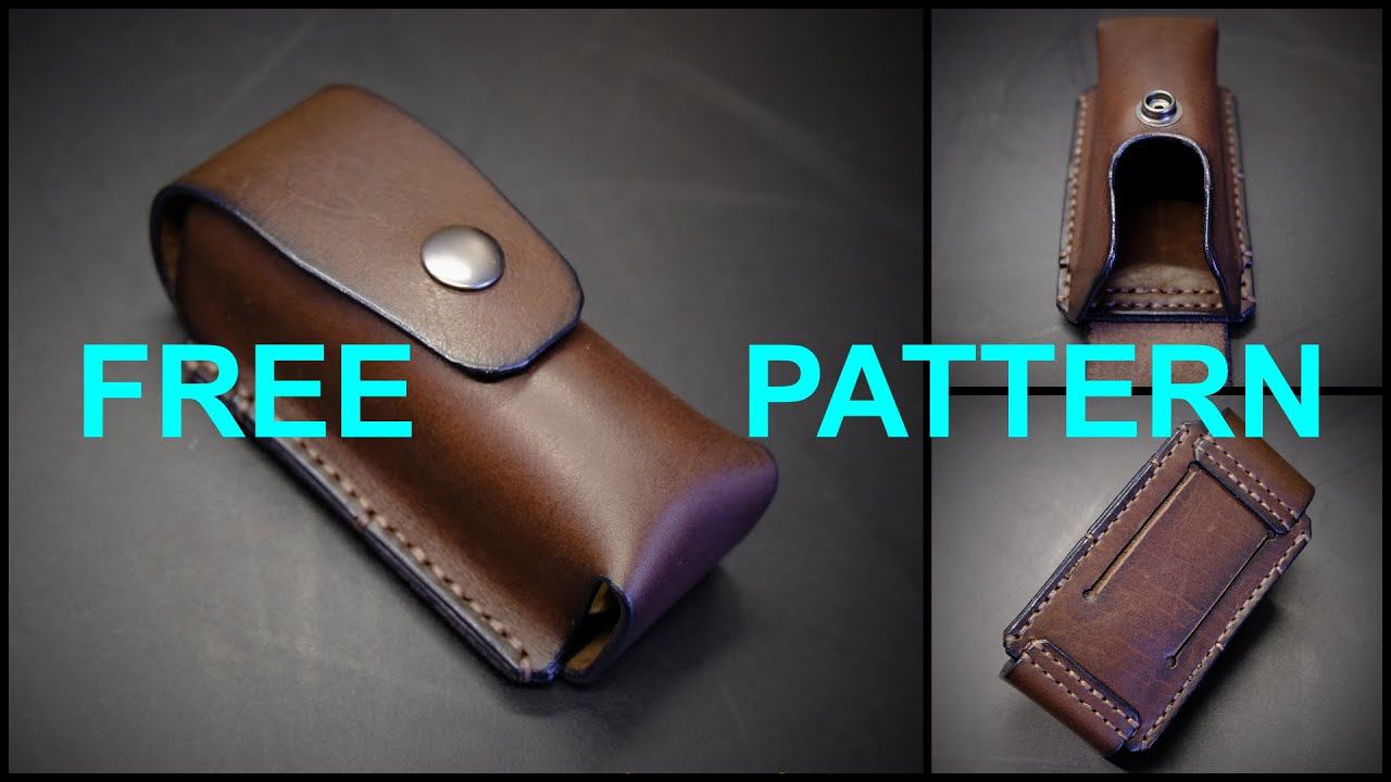Pepper Spray Leather Pouch - FREE  Pattern From Woolenpaw