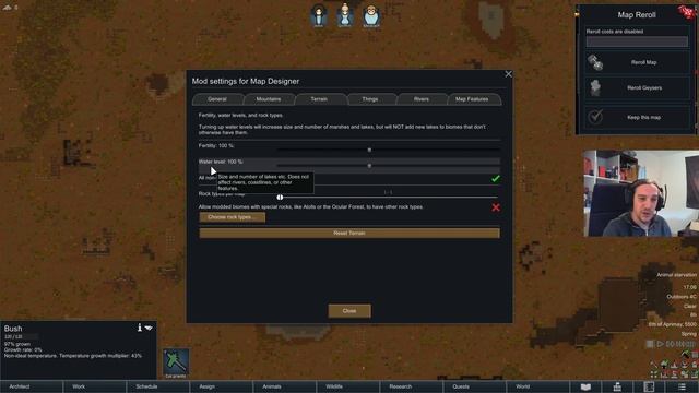 Map Designer Mod Showcase / Guide / Tutorial for Rimworld смотреть онлайн