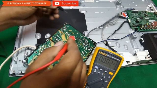 ? VOLTAJE DE LED ELEVADO [SOLUCION ? ] Pantalla oscura solo sonido fallas ELECTRONICA NÚÑEZ ?❤️ смотреть онлайн