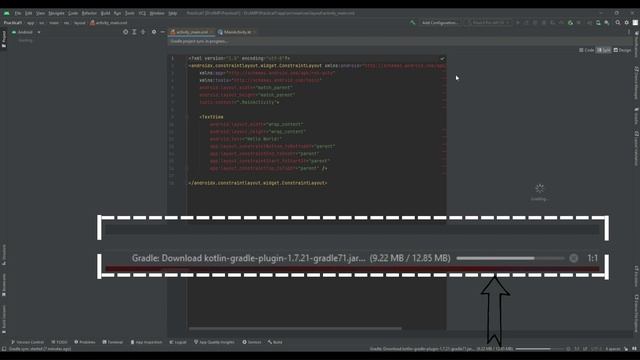 Android Studio : Kotlin - First program- Hello World смотреть онлайн