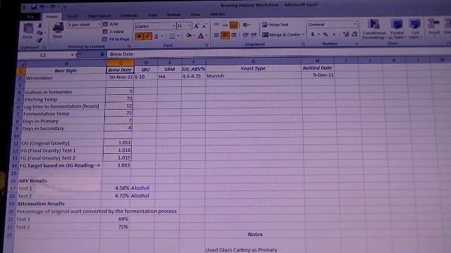 Use excel to help make your homebrewing easier! смотреть онлайн